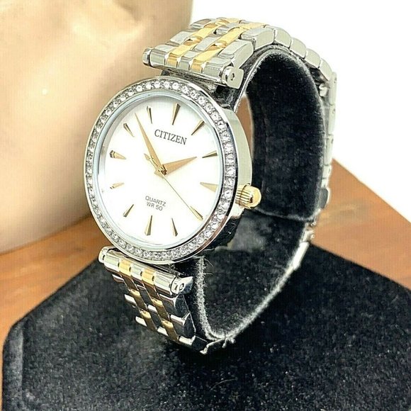 WOW! Diamond Citizen Ladies Two Tone Watch With Box main image 4